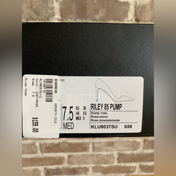 NEW! KENNETH COLE RILEY PUMP- DUSTY ROSE 7.5 - Picture 12 of 16